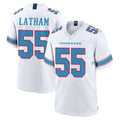 Elroe T.Titans #55 JC Latham Player White 2026 Game Home Stitched Jerseys