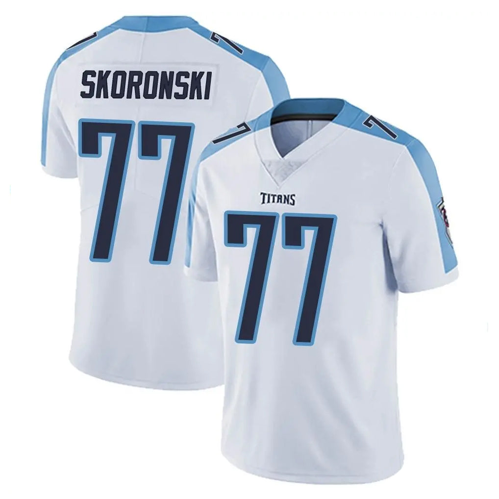 Elroe T.Titans #77 Peter Skoronski Player White Limited Vapor Untouchable Home Game Stitched Jerseys