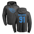 Elroe T.Titans #91 John Franklin-Myers Player Ash One Color Pullover Hoodies Home Game Stitched Jerseys