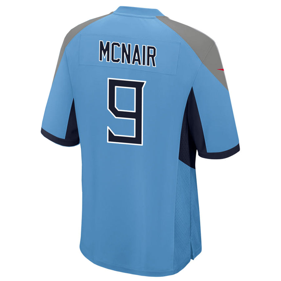Elroe T.Titans #9 Steve McNair Player Light Blue Home Game Stitched Jerseys