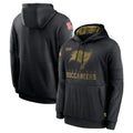 Elroe TB.Buccaneers  Blank Player Black Salute to Service Sideline Performance Pullover Hoodies Home Game Stitched Jerseys