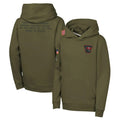 Elroe TB.Buccaneers  Blank Player Olive Salute to Service Pullover Hoodies Limited Stitched Jerseys