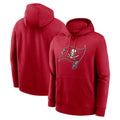 Elroe TB.Buccaneers  Blank Player Red LOGO Pullover Hoodie Home Game Stitched Jerseys