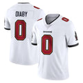 Elroe TB.Buccaneers #0 Yaya Diaby Player White Limited Vapor Untouchable Home Game Stitched Jerseys