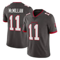 Elroe TB.Buccaneers #11 Jalen McMillan Player Pewter Limited Alternate Vapor Home Game Stitched Jerseys