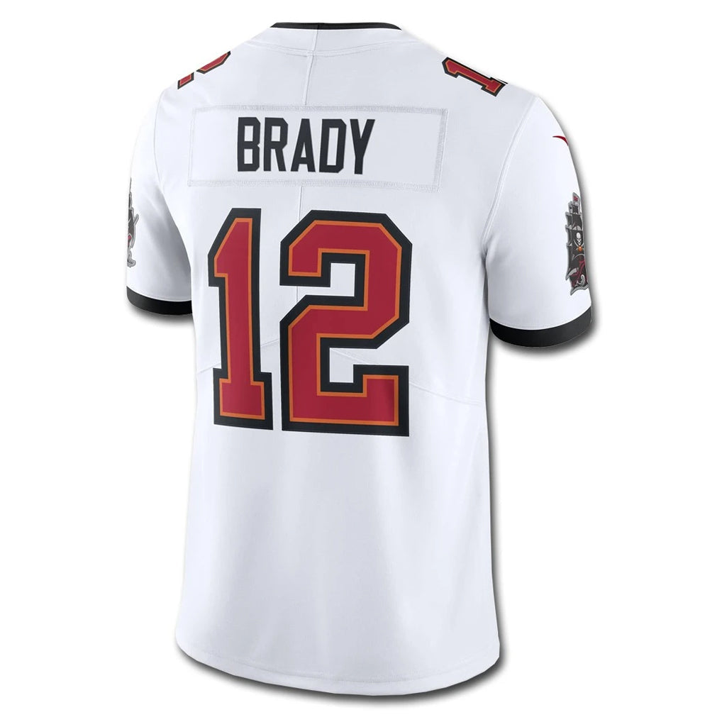Elroe TB.Buccaneers #12 Tom Brady Player White Vapor F.U.S.E. Limited Stitched Jerseys