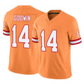 Elroe TB.Buccaneers #14 Chris Godwin Jr. Player Orange Limited Vapor F.U.S.E. Home Game Stitched Jerseys