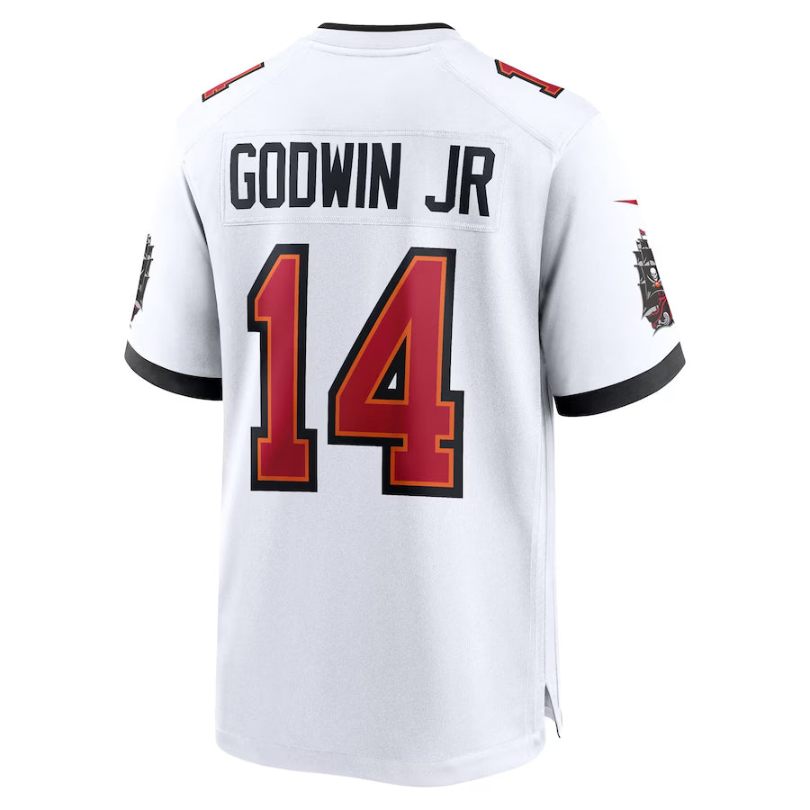 Elroe TB.Buccaneers #14 Chris Godwin Jr. Player White Game Home Stitched Jerseys