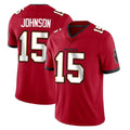 Elroe TB.Buccaneers #15 Tez Johnson Player Red Limited Vapor Home Game Stitched Jerseys