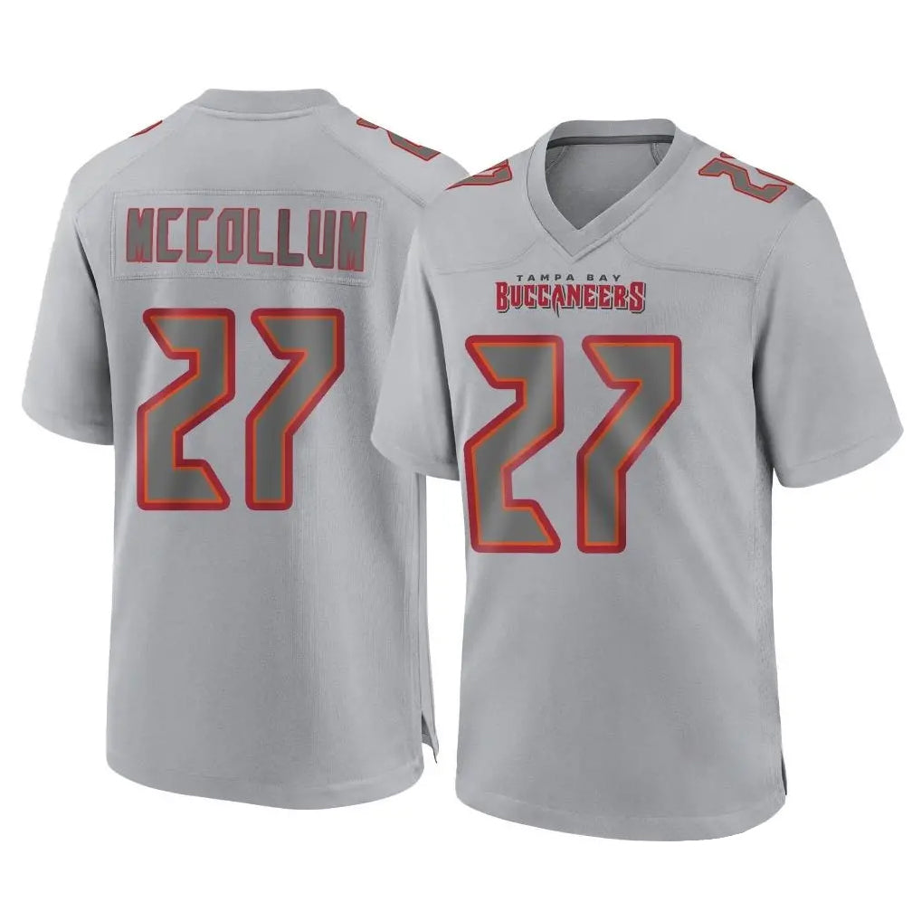 Elroe TB.Buccaneers #27 Zyon McCollum Player Gray Atmosphere Fashion Home Game Stitched Jerseys