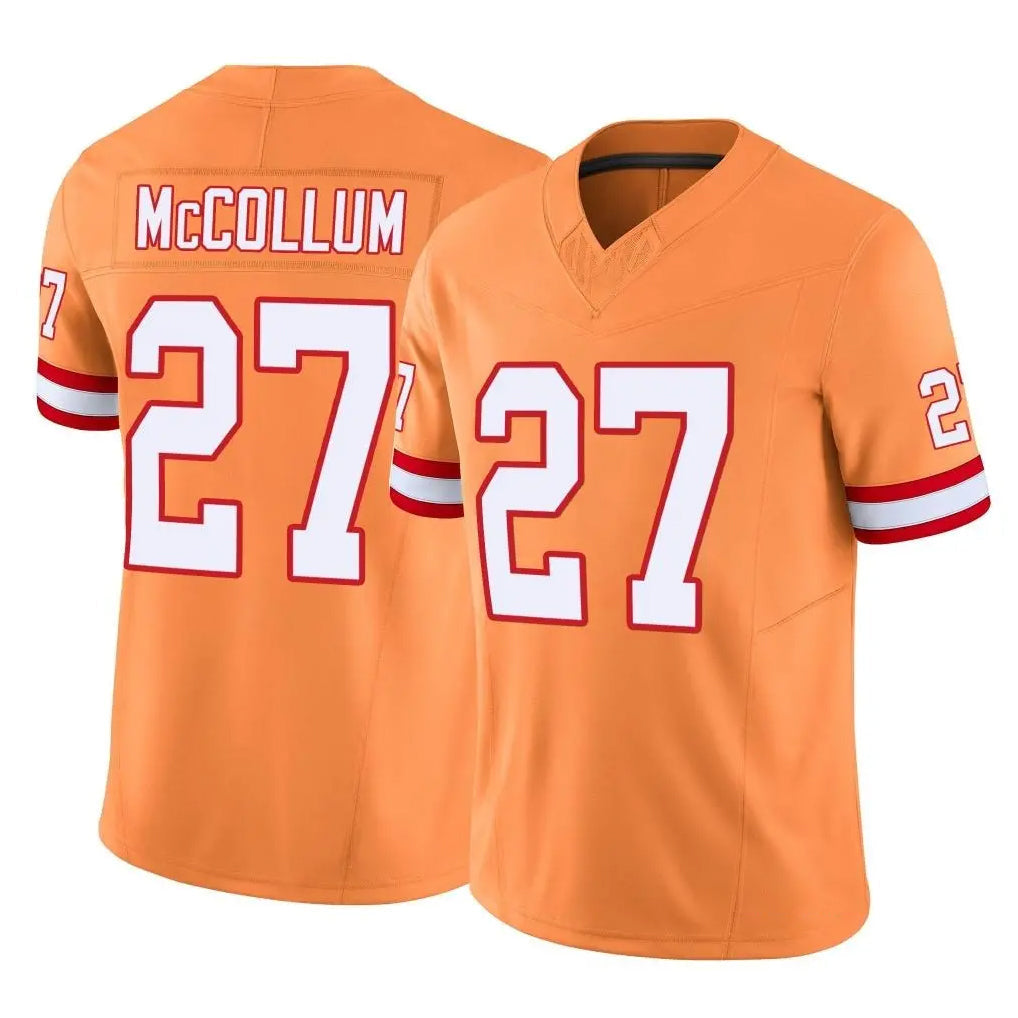 Elroe TB.Buccaneers #27 Zyon McCollum Player Orange Limited Vapor F.U.S.E. Home Game Stitched Jerseys