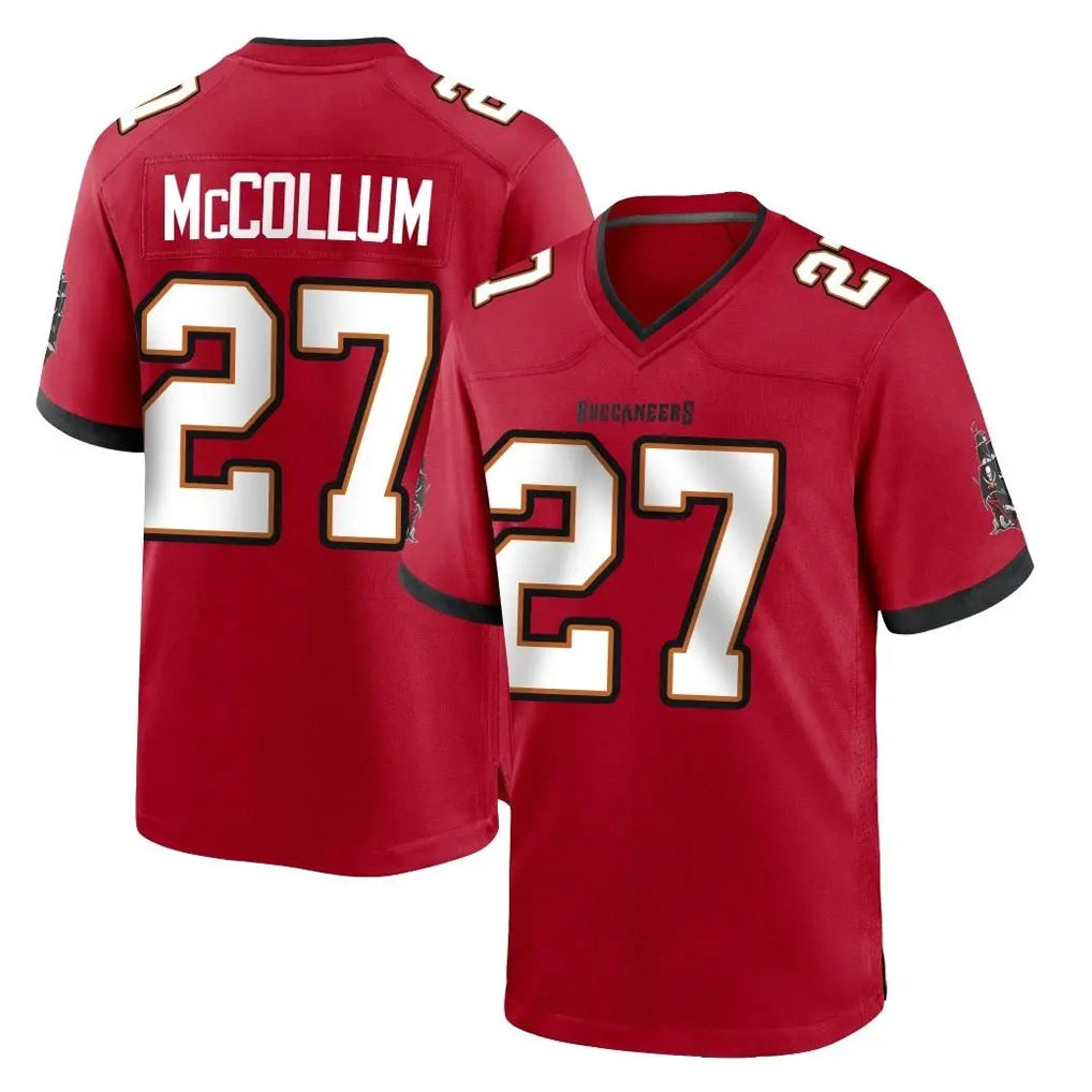 Elroe TB.Buccaneers #27 Zyon McCollum Player Red Home Game Stitched Jerseys