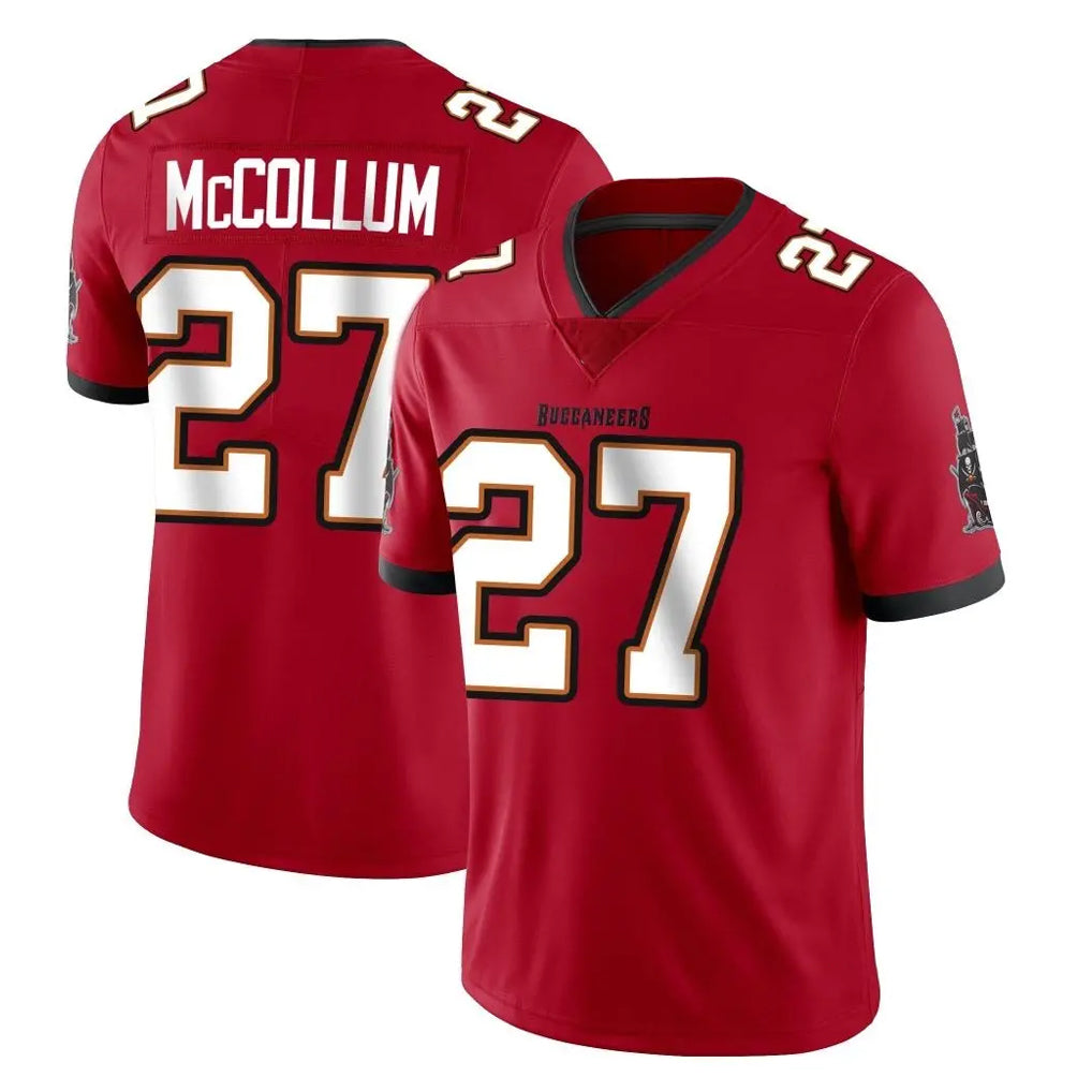 Elroe TB.Buccaneers #27 Zyon McCollum Player Red Limited Vapor F.U.S.E. Home Game Stitched Jerseys