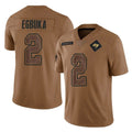 Elroe TB.Buccaneers #2 Emeka Egbuka Player Brown Salute To Service Limited Stitched Jerseys