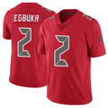Elroe TB.Buccaneers #2 Emeka Egbuka Player Red Vapor Limited Stitched Jerseys