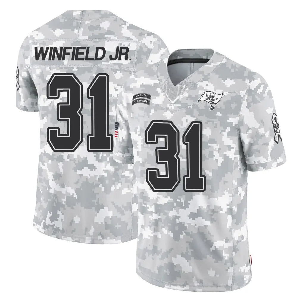 Elroe TB.Buccaneers #31 Antoine Winfield Jr. Player Arctic Camo Limited Salute To Service Home Game Stitched Jerseys