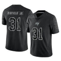 Elroe TB.Buccaneers #31 Antoine Winfield Jr. Player Black Reflective Limited Home Game Stitched Jerseys