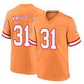 Elroe TB.Buccaneers #31 Antoine Winfield Jr. Player Orange Throwback Home Game Stitched Jerseys