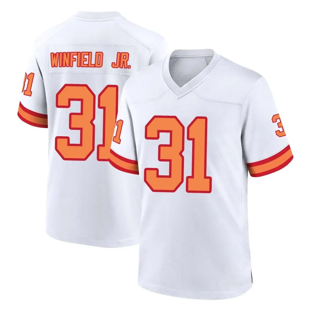 Elroe TB.Buccaneers #31 Antoine Winfield Jr. Player White '76 Home Game Stitched Jerseys