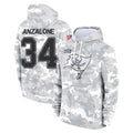 Elroe TB.Buccaneers #34 Alex Anzalone Player Arctic Camo Limited Salute to Service Pullover Hoodies Game Stitched Jerseys