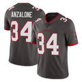 Elroe TB.Buccaneers #34 Alex Anzalone Player Pewter Limited Alternate Vapor Home Game Stitched Jerseys