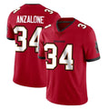 Elroe TB.Buccaneers #34 Alex Anzalone Player Red Limited Vapor Home Game Stitched Jerseys