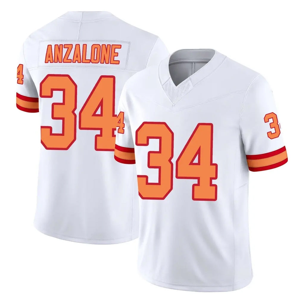 Elroe TB.Buccaneers #34 Alex Anzalone Player White Limited '76 Vapor F.U.S.E. Home Game Stitched Jerseys