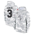Elroe TB.Buccaneers #3 Rueben Bain Jr. Player Arctic Camo Limited Salute to Service Pullover Hoodies Game Stitched Jerseys
