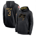Elroe TB.Buccaneers #3 Rueben Bain Jr. Player Black Salute to Service Sideline Performance Pullover Hoodies Home Game Stitched Jerseys