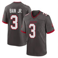 Elroe TB.Buccaneers #3 Rueben Bain Jr. Player Pewter Alternate Home Game Stitched Jerseys