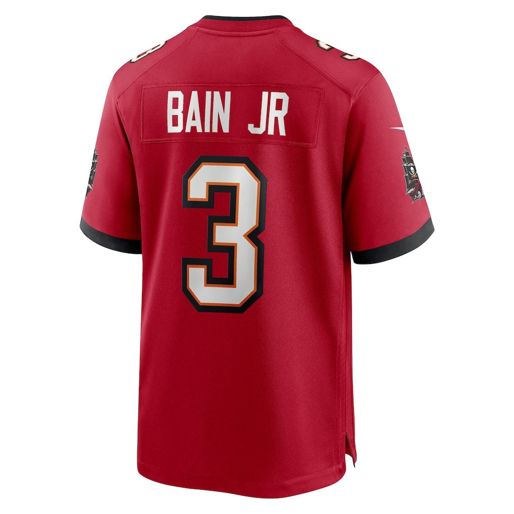Elroe TB.Buccaneers #3 Rueben Bain Jr. Red 2026 Draft First Round Pick No. 15 Team Game Stitched Jerseys
