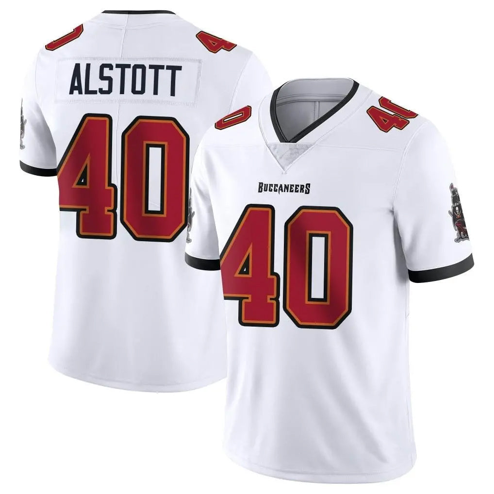 Elroe TB.Buccaneers #40 Mike Alstott Player Limited White Vapor Untouchable Stitched Jerseys