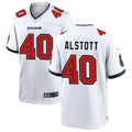 Elroe TB.Buccaneers #40 Mike Alstott Player White Home Game Stitched Jerseys