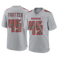 Elroe TB.Buccaneers #45 Josiah Trotter Player Gray Atmosphere Fashion Home Game Stitched Jerseys