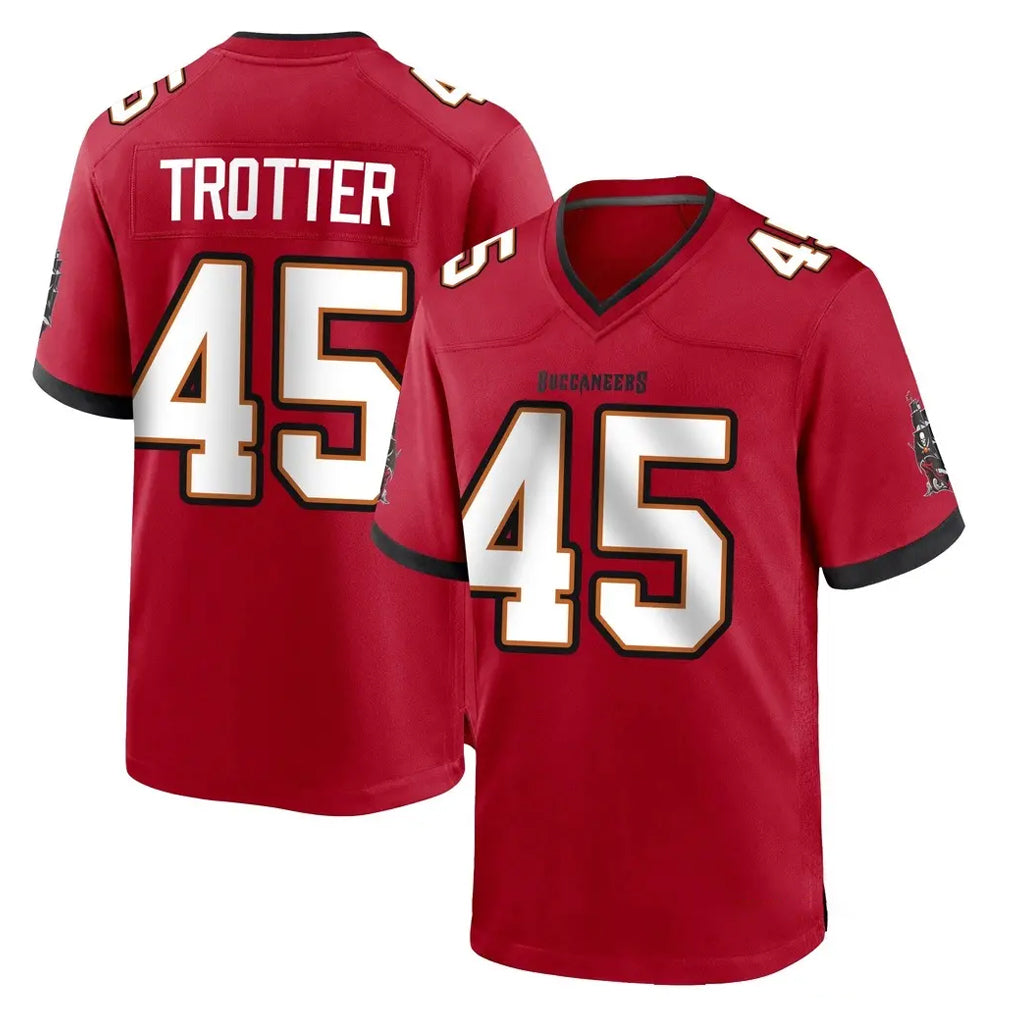 Elroe TB.Buccaneers #45 Josiah Trotter Player Red Home Game Stitched Jerseys