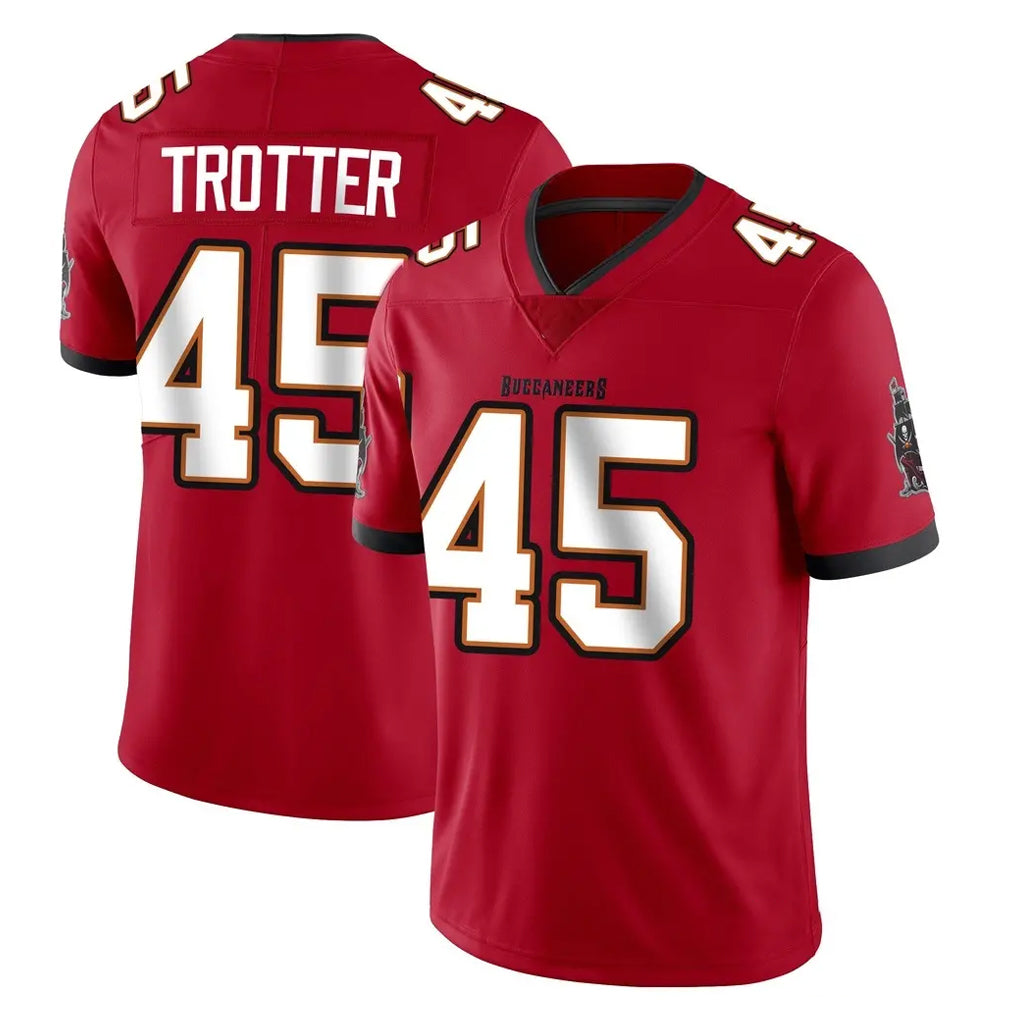 Elroe TB.Buccaneers #45 Josiah Trotter Player Red Limited Vapor Home Game Stitched Jerseys
