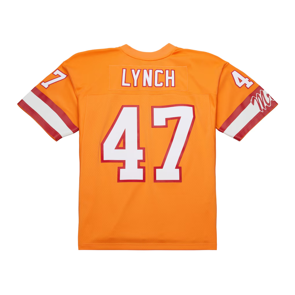 Elroe TB.Buccaneers #47 John Lynch Mitchell & Ness Orange 1993 Legacy Replica Stitched Puhic Jersey