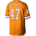 Elroe TB.Buccaneers #47 John Lynch Mitchell & Ness Orange Big & Tall 1995 Legacy Retired Player Jersey