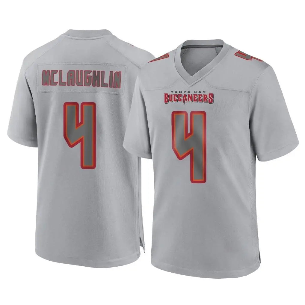 Elroe TB.Buccaneers #4 Chase McLaughlin Player Gray Atmosphere Fashion Home Game Stitched Jerseys