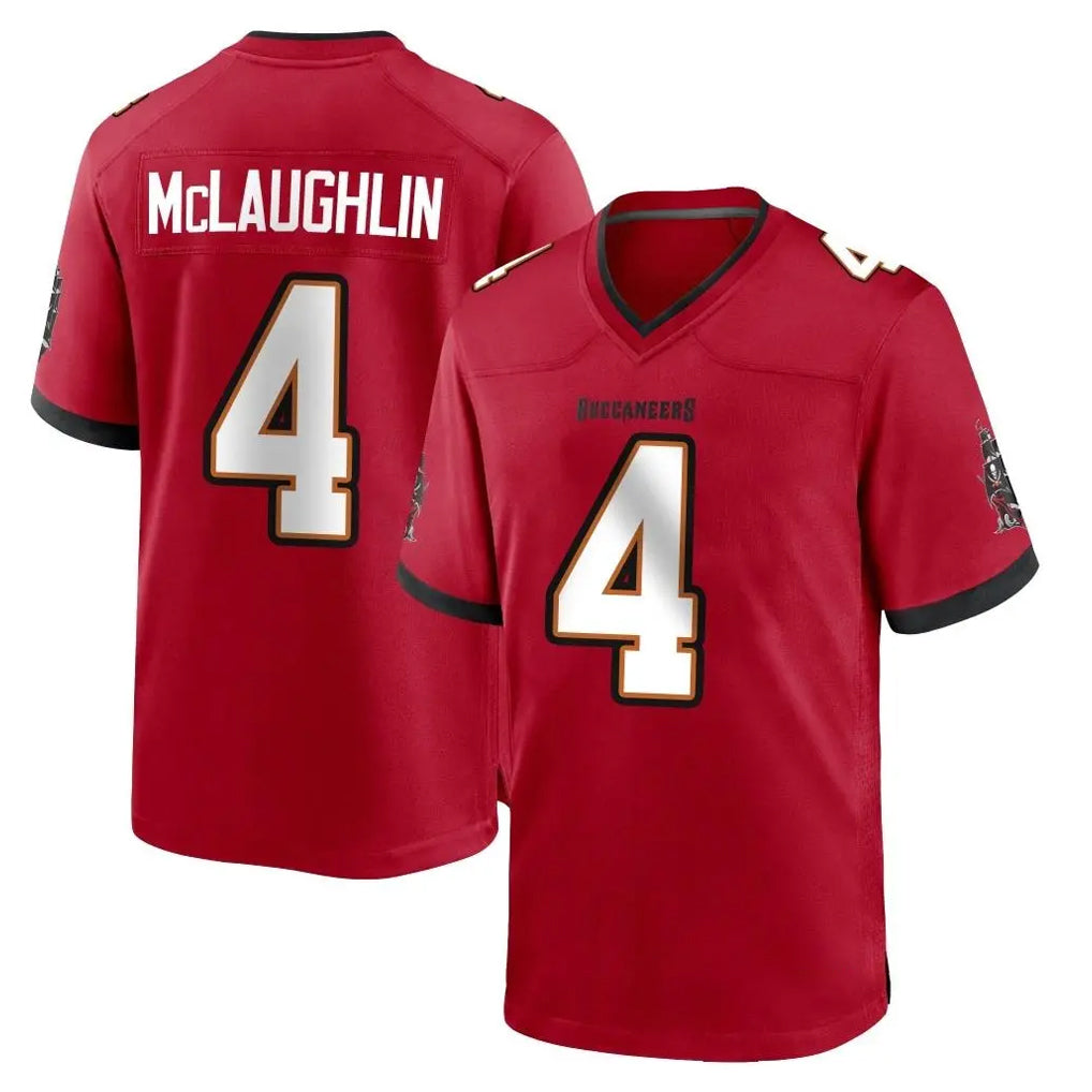 Elroe TB.Buccaneers #4 Chase McLaughlin Player Red Home Game Stitched Jerseys