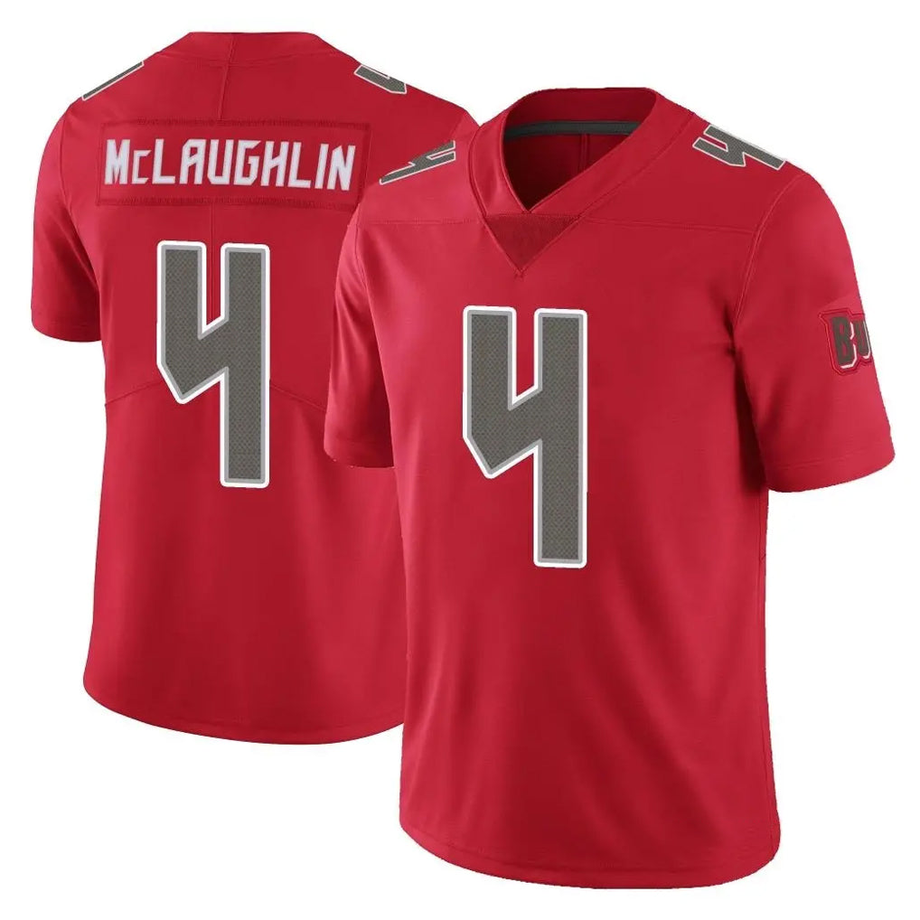 Elroe TB.Buccaneers #4 Chase McLaughlin Player Red Limited Color Rush Home Game Stitched Jerseys