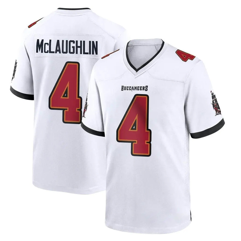 Elroe TB.Buccaneers #4 Chase McLaughlin Player White Home Game Stitched Jerseys
