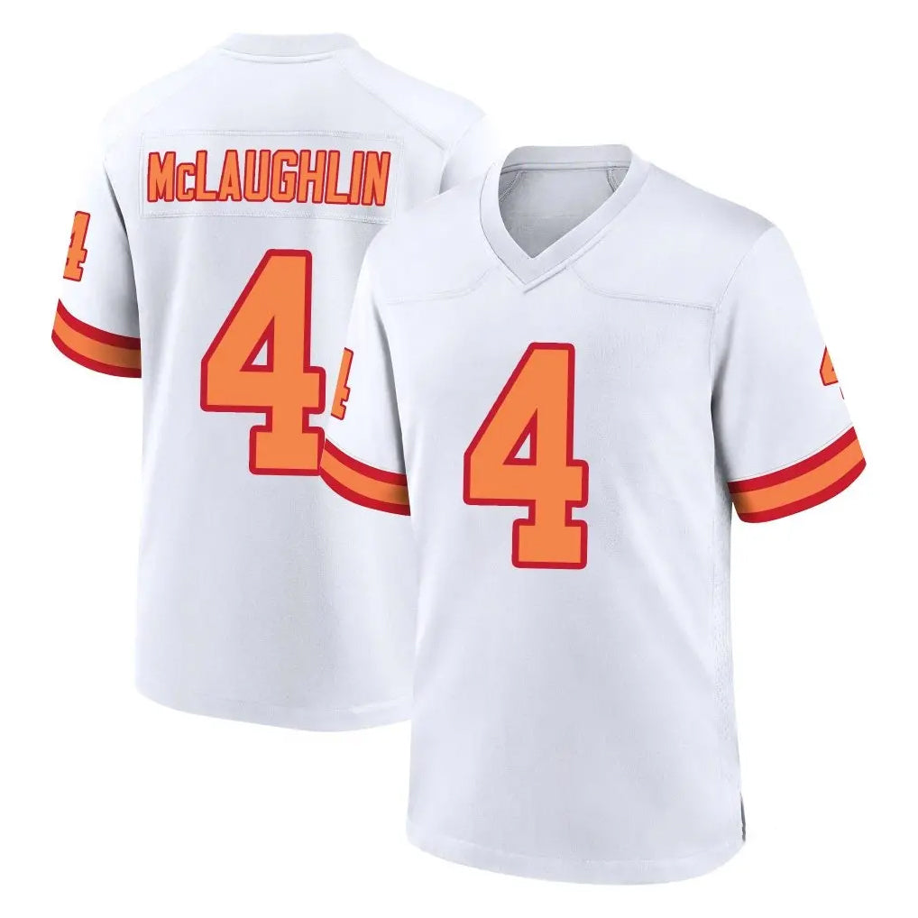 Elroe TB.Buccaneers #4 Chase McLaughlin Player White '76 Home Game Stitched Jerseys