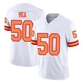 Elroe TB.Buccaneers #50 Vita Vea Player White Limited '76 Vapor F.U.S.E. Home Game Stitched Jerseys