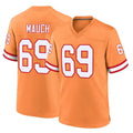 Elroe TB.Buccaneers #69 Cody Mauch Player Orange Throwback Home Game Stitched Jerseys