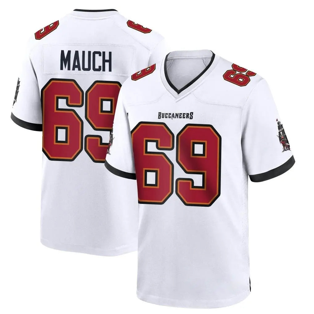 Elroe TB.Buccaneers #69 Cody Mauch Player White Home Game Stitched Jerseys