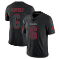 Elroe TB.Buccaneers #6 Baker Mayfield Player Black Impact Limited Home Game Stitched Jerseys