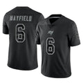 Elroe TB.Buccaneers #6 Baker Mayfield Player Black RFLCTV Limited Stitched Jerseys