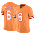 Elroe TB.Buccaneers #6 Baker Mayfield Player Orange Limited Vapor F.U.S.E. Home Game Stitched Jerseys