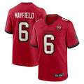 Elroe TB.Buccaneers #6 Baker Mayfield Player Red 50th Anniversary Game Stitched Jerseys